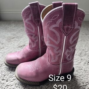 Roper Kids Boots in Pink
